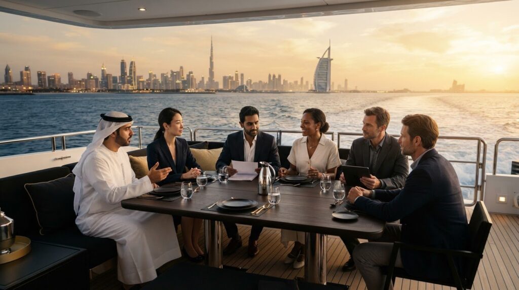 Corporate Yacht Charter Dubai: The Executive Guide to Elite Business Hosting in 2026
