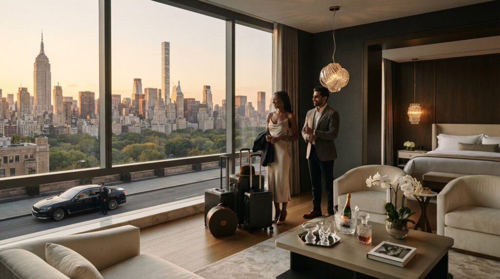 Baccarat Hotel Rooms, Suites, Amenities and Airport Travel